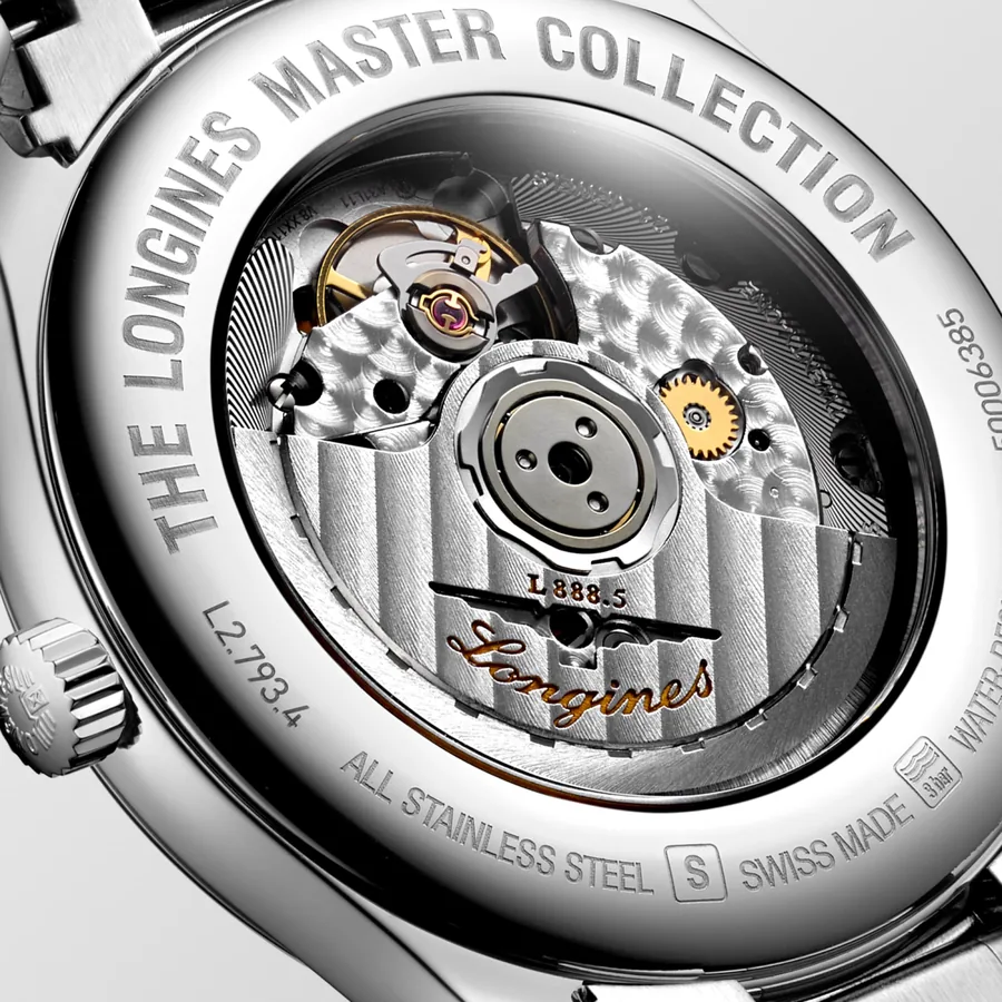 Longines Master Collection 40 mm L2.793.4.92.6 — caseback