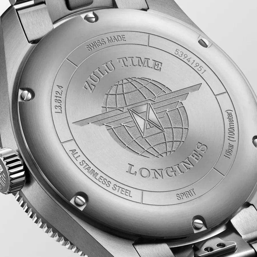 Longines Spirit Zulu Time 42 mm L3.812.4.53.6 — caseback