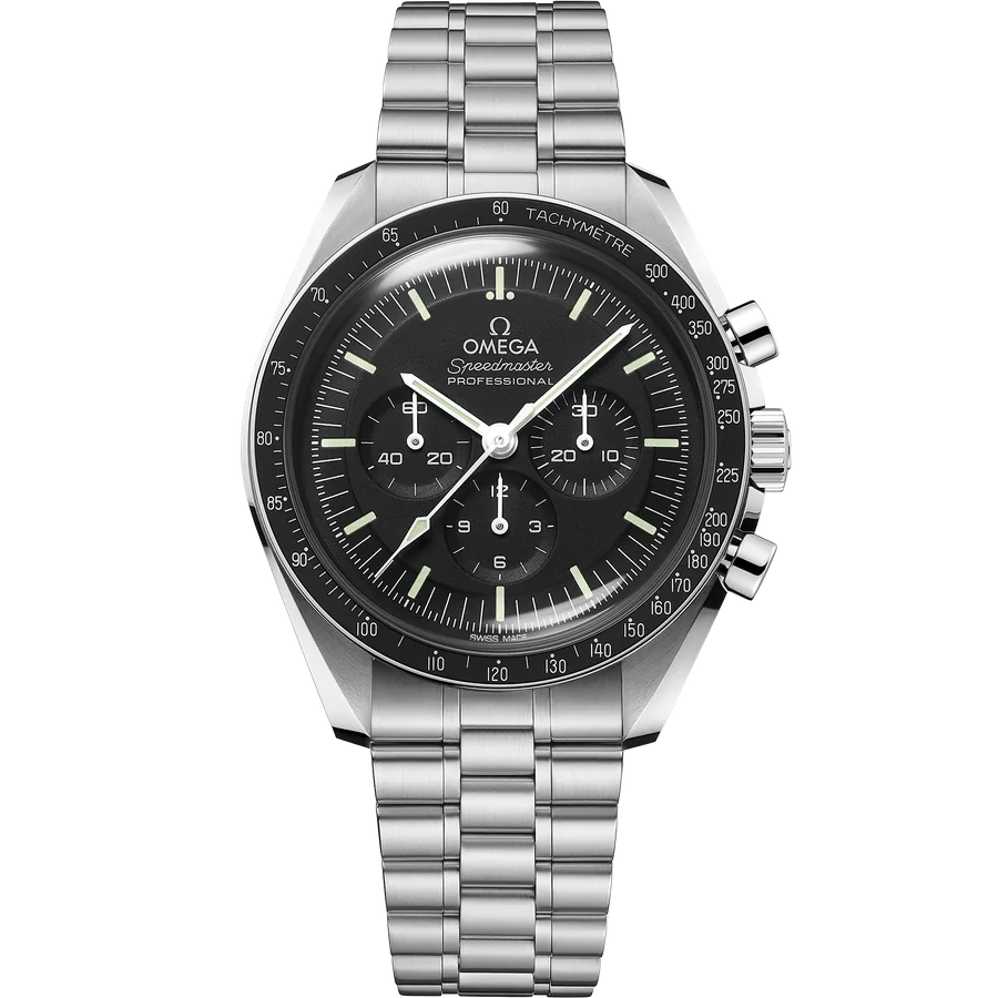Omega Speedmaster Moonwatch Professional 42mm, steel on steel 310.30.42.50.01.001 — hero